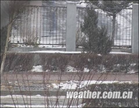 11月11日，長(zhǎng)春市再次雪花紛紛(來(lái)源：吉林影視中心)