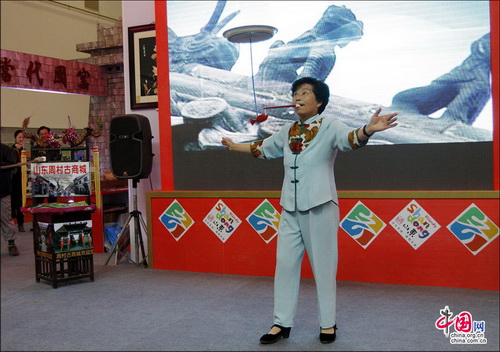 中國(guó)國(guó)內(nèi)旅交會(huì)：周村古商城亮點(diǎn)紛呈 搶人眼球 張紅霞 攝