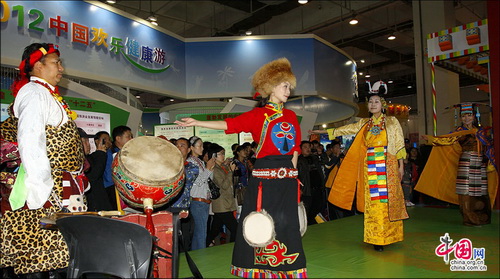 中國(guó)國(guó)內(nèi)旅交會(huì)：周村古商城亮點(diǎn)紛呈 搶人眼球 張紅霞 攝