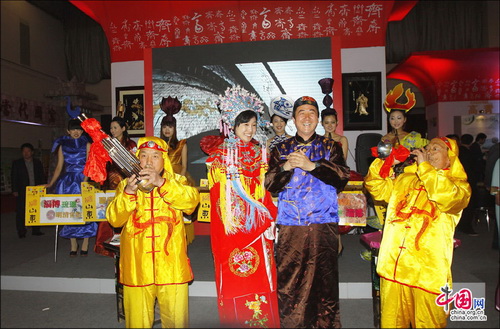 中國(guó)國(guó)內(nèi)旅交會(huì)：周村古商城亮點(diǎn)紛呈 搶人眼球 張紅霞 攝