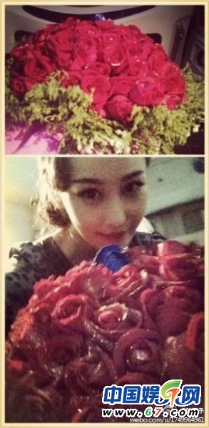 李晨七夕公開(kāi)與張馨予戀情:天涯海角有我相伴