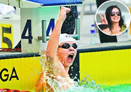 47歲曾華倩13歲愛子林浩賢曝光 就讀名校擅長(zhǎng)游泳