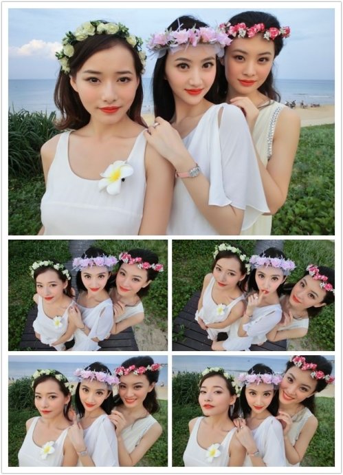 女星被美艷閨蜜搶鏡 真悲催！