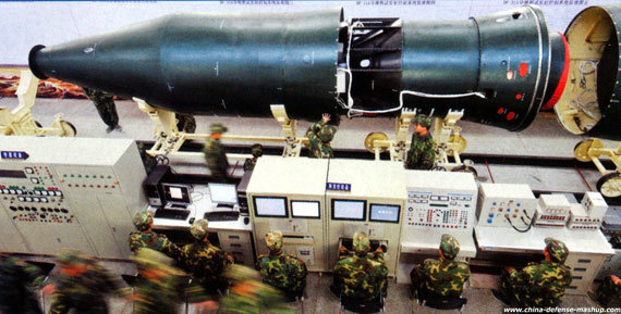 資料圖：媒體稱中國(guó)反衛(wèi)星導(dǎo)彈可能為東風(fēng)-31。