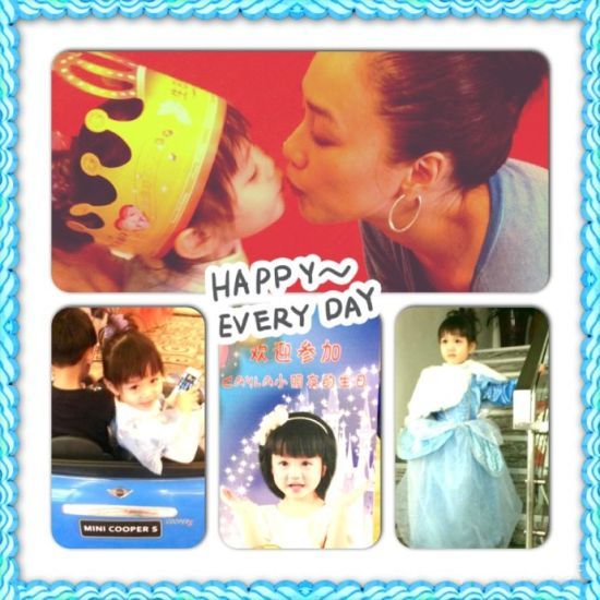 鐘麗緹曝女兒照片，對嘴小壽星母愛四溢