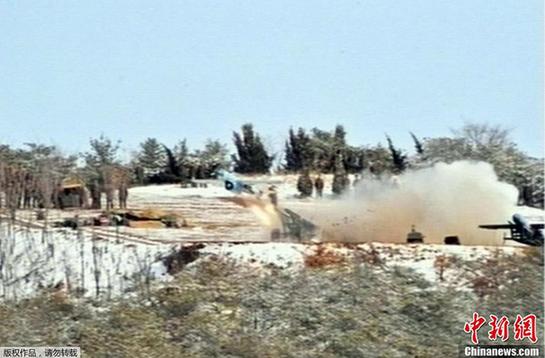 金正恩視察朝鮮地對空導彈發(fā)射演練