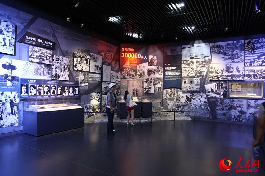 南京大屠殺展廳。邱越攝